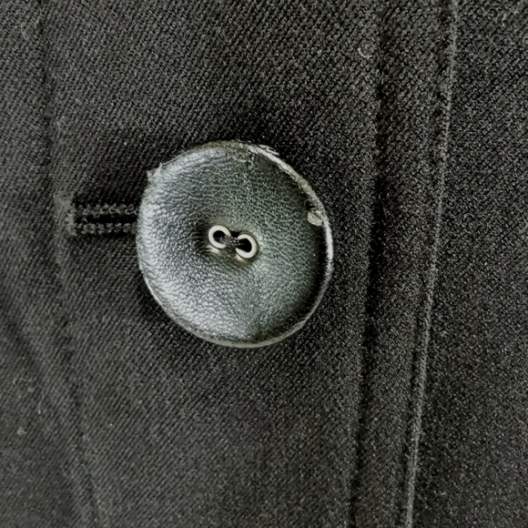 Pamela McCoy Lace Up Long Coat Corset Gothic *Flaw Size M - Picture 6 of 12